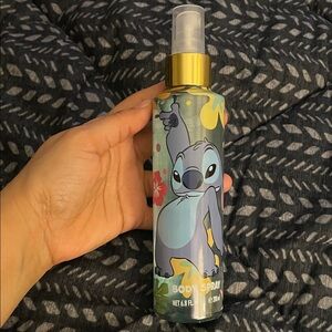 Disney Stitch Body Spray - Blue and Gold